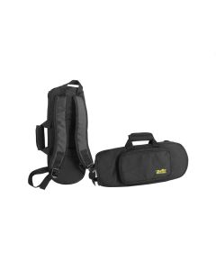 Boston gigbag voor trompet, zwart cordura, 15 mm gevoerd, met riemen en accessoires zakje