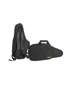 Boston gigbag voor altsax, zwart cordura, 15 mm gevoerd, met riemen en accessoires zakje