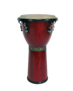 Hayman djembe, 12", hardhout, wijnrood