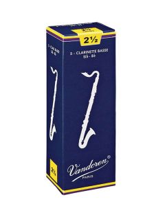 Vandoren Traditional rieten voor basklarinet 2.5, 5-pack