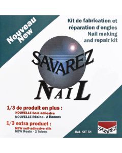 Savarez kunstnagelkit ter reparatie, verlenging of versteviging van de natuurlijke nagels