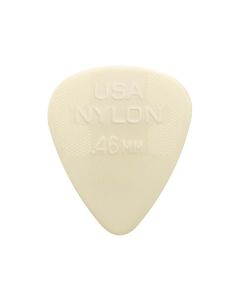 Dunlop Nylon Standard 0.46 mm. plectra, nylon, creme, 12-pack