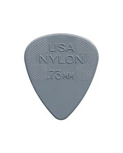 Dunlop Nylon Standard 0.73 mm. plectra, nylon, grijs, 12-pack