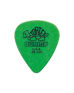 Dunlop Tortex Standard 0.88 mm. plectra, groen, 12-pack