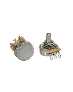 CTS USA potentiometer, short .250" bushing for pg mount, 3/8" diam. 1000K audio solid shaft