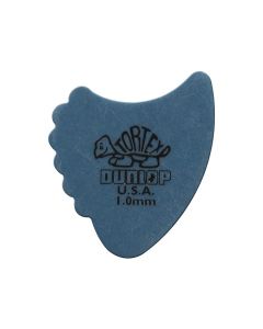 Dunlop Tortex Sharkfin 1.00mm. plectra, blauw, 72-pack