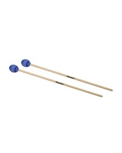 Hayman kloppers voor marimba, 400 mm esdoorn schacht, paar, 33 mm extra zachte bol, licht blauw