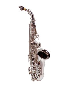 Stewart Ellis Pro Series altsax, Pisoni polsters, vernikkeld, incl. softcase