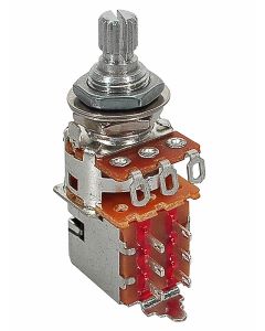 Fender Genuine Replacement Part 250K Push/Pull potentiometer, .375" length bushing, with .022mf capacitor