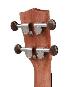 Korala Performer Series sopraan ukelele, geheel sapele, met gitaarmechanieken, toets van engineered hout