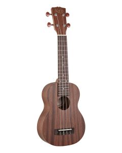 Korala Performer Series sopraan ukelele, massief sapele bovenblad, gitaarmechanieken, toets van engineered hout