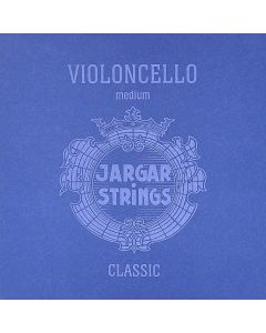 Jargar Classic Blue snarenset voor cello, medium, flexi-metal