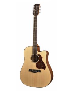 Richwood Master Series handgemaakte dreadnought gitaar, massief sparren & mahonie, Presys I, satijn afgewerkt