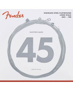 Fender Stainless 9050s snarenset elektrische basgitaar, stainless steel flatwound, light, 045-060-080-100