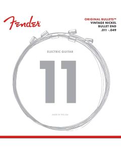 Fender Original Bullets snarenset elektrisch, pure nickel roundwound, medium, 011-014-018-025-038-048