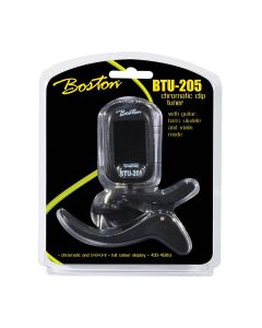 Boston chromatische clip-on tuner, (ook Gߥ en), full colour display, 430-450Hz, viool clip-on