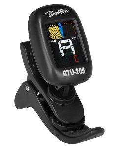 Boston chromatische clip-on tuner, (ook Gߥ en), full colour display, 430-450Hz, viool clip-on