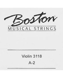 Boston vioolsnaar A-2 1/8, chrome steel