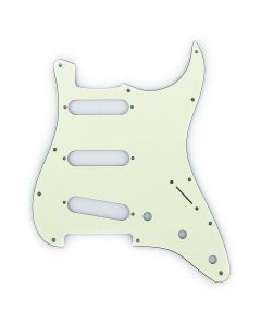 Fender Genuine Replacement Part slagplaat Strat®, SSS, 11 schroefgaten, 3 ply, mint green