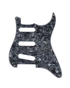 Fender Genuine Replacement Part slagplaat Strat®, SSS, 11 schroefgaten, 4 ply, black pearl