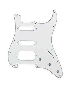 Fender Genuine Replacement Part slagplaat Standard Strat, HHS, 11 schroefgaten, 3 ply, white