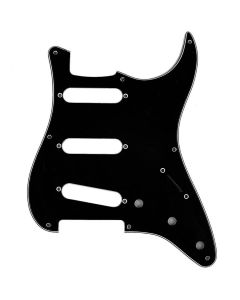 Fender Genuine Replacement Part slagplaat57 Vintage Strat, SSS, 8 schroefgaten, 3 ply, black