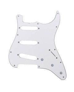 Fender Genuine Replacement Part slagplaat62 Vintage Strat, SSS, 11 schroefgaten, 3 ply, white