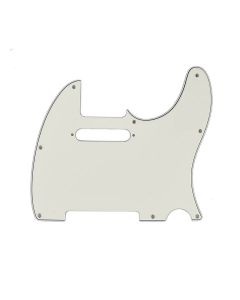 Fender Genuine Replacement Part slagplaat Standard Tele®, 8 schroefgaten, 3 ply, parchment