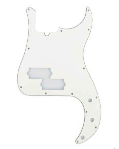 Fender Genuine Replacement Part slagplaat standard Precision Bass®, 13 schroefgaten, 3-ply, with truss rod notch, parchment