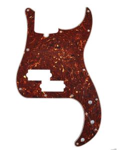 Fender Genuine Replacement Part slagplaat standard Precision Bass®, 13 schroefgaten, 4-ply, with truss rod notch, tortoise shell