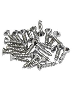 Fender Genuine Replacement Part pickguard screws 24pcs, chrome