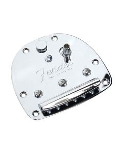 Fender Genuine Replacement Part tremolo assembly Import Jaguar/Jazzmaster Models, chrome