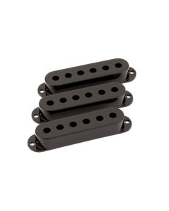 Fender Genuine Replacement Part pickup covers Stratocaster®, black, plastic, set of 3