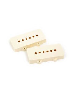 Fender Genuine Replacement Part pickup covers Jazzmaster, parchment, plastic, set of 2