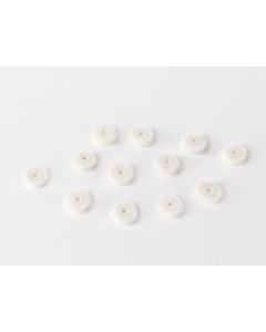 Fender Genuine Replacement Part strap button felt washers, 12 pcs, white