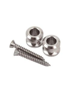 Fender strap buttons voor straplocks, chroom, set van 2