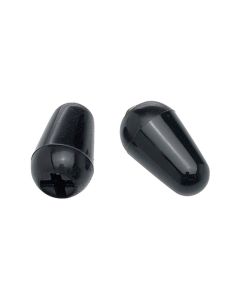 Fender Genuine Replacement Part switch tips Strat, 2 pcs, black