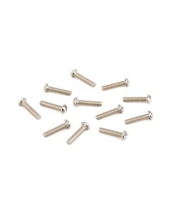 Fender Genuine Replacement Part pickup mounting screws, slotted machine, vintage '50s Tele, 6-32 x 5/8, round head, 12 pcs