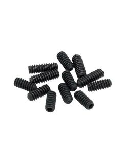 Fender Genuine Replacement Part saddle height screws, American Deluxe and American Series guitars  enï en¾ en’86- enï en¾ en’07, zwart, 12 pcs