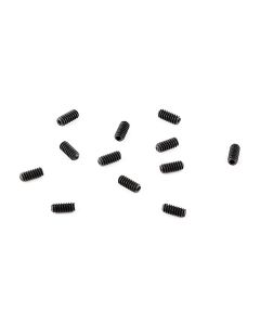 Fender Genuine Replacement Part saddle height screws, American Series Strat '86-'07, 1/4", zwart, 12 pcs