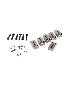 Fender Genuine Replacement Part brugzadel, Strat/Tele, American Series  enï en¾ en’86- enï en¾ en’07, chroom, set of 6