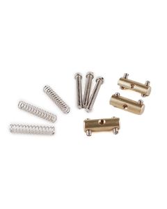 Fender Genuine Replacement Part brugzadel, Vintage Tele, threaded, brass, set of 3