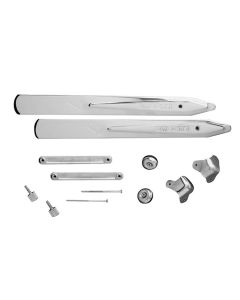 Fender Genuine Replacement Part tilt-back leg kit, with mounting hardware, 14"