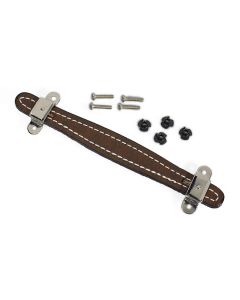 Fender Genuine Replacement Part amp handle, brown leather, vintage