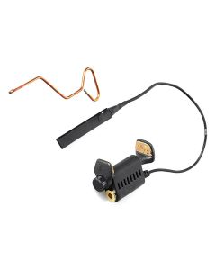 Realist transducer for viola, black wrapped copper element, 1/8" clamp-on mini jack