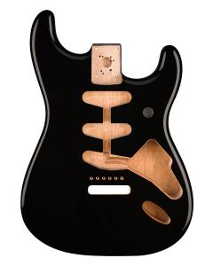 Fender Genuine Replacement Part Stratocaster body (vintage bridge), alder, black