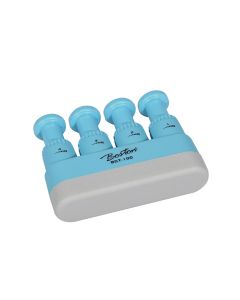 Boston grip trainer, 4 pistons met aanpasbare veerspanning, blauw