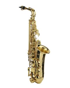 Stewart Ellis Elite Series altsax, Pisoni polsters, messing lak, incl. softcase