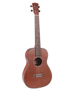 Korala Performer Series bariton ukelele, geheel sapele, met gitaarmechanieken, toets van engineered hout