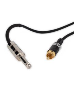 Boston audio signal cable, RCA to 6.3mm jack mono, 6.00 meter, for FWF-MV1 pickup system